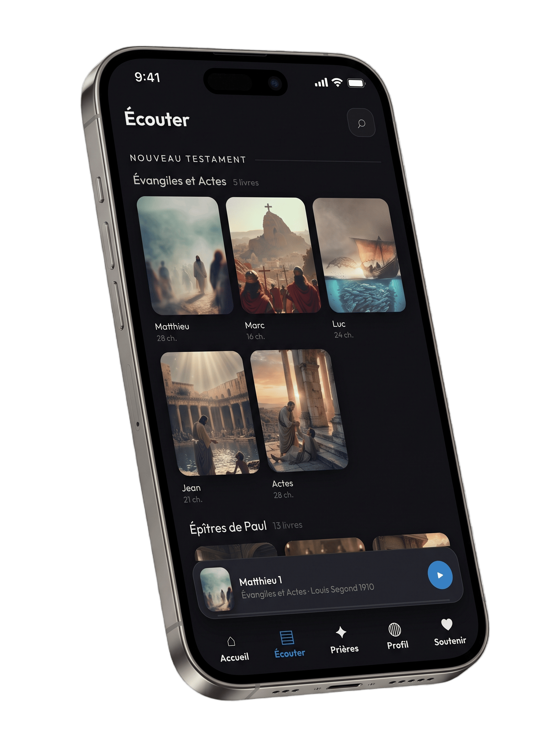 application bible vivante